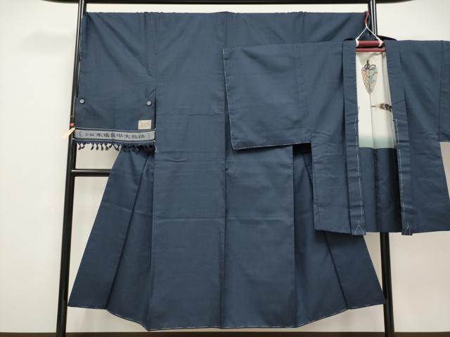 平和屋着物●極上　男性　本場亀甲大島紬　アンサンブル　100亀甲　総詰め　逸品　未使用　CYAA4958s6