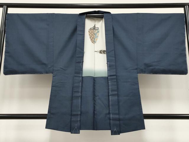 平和屋着物●極上　男性　本場亀甲大島紬　アンサンブル　100亀甲　総詰め　逸品　未使用　CYAA4958s6