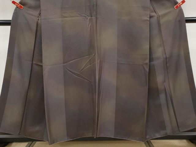 平和屋本店●極上　男性　お召　キングサイズ　霞文　逸品　CYAA4961s6