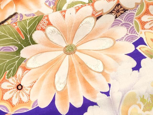 平和屋本店[]極上　アンティーク　大正ロマン　七五三　女の子　3歳　祝着　中国三大刺繍　相良刺繍　駒刺繍　宝船　逸品　CYAA4983s6