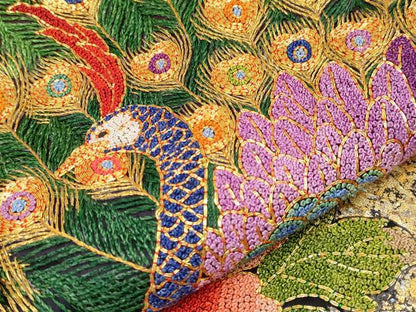 平和屋本店●極上 中国三大刺繍相良刺繍 総刺繍 駒刺繍 色打掛 お引きずり 和装 婚礼 結婚式 花嫁 神社挙式 暈し染 金銀彩 逸品 CYAA4986s6