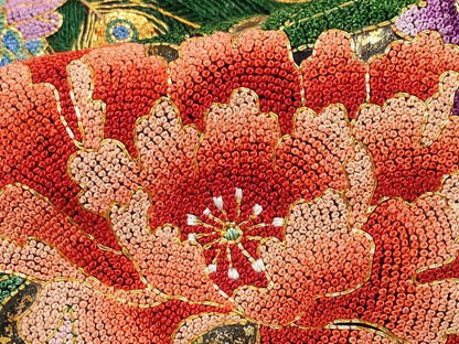 平和屋本店●極上 中国三大刺繍相良刺繍 総刺繍 駒刺繍 色打掛 お引きずり 和装 婚礼 結婚式 花嫁 神社挙式 暈し染 金銀彩 逸品 CYAA4986s6