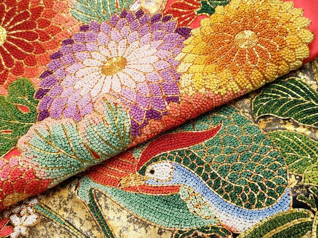 平和屋本店●極上 中国三大刺繍相良刺繍 総刺繍 駒刺繍 色打掛 お引きずり 和装 婚礼 結婚式 花嫁 神社挙式 暈し染 金銀彩 逸品 CYAA4986s6