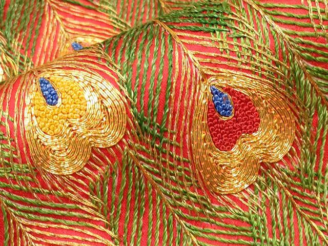 平和屋本店●極上 中国三大刺繍相良刺繍 総刺繍 駒刺繍 色打掛 お引きずり 和装 婚礼 結婚式 花嫁 神社挙式 暈し染 金銀彩 逸品 CYAA4986s6