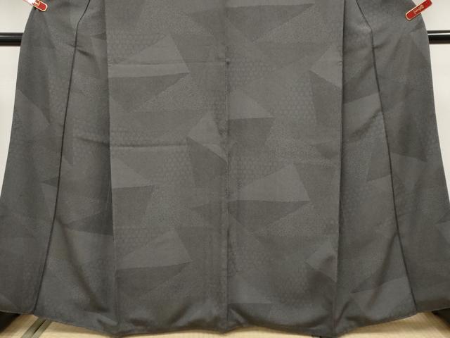 平和屋着物●極上　江戸小紋　寄せ小紋柄　黒地　逸品　CYAA5002s6