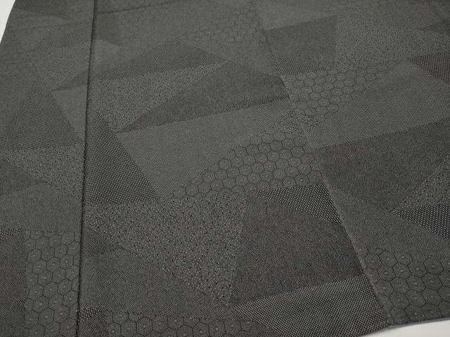 平和屋着物●極上　江戸小紋　寄せ小紋柄　黒地　逸品　CYAA5002s6
