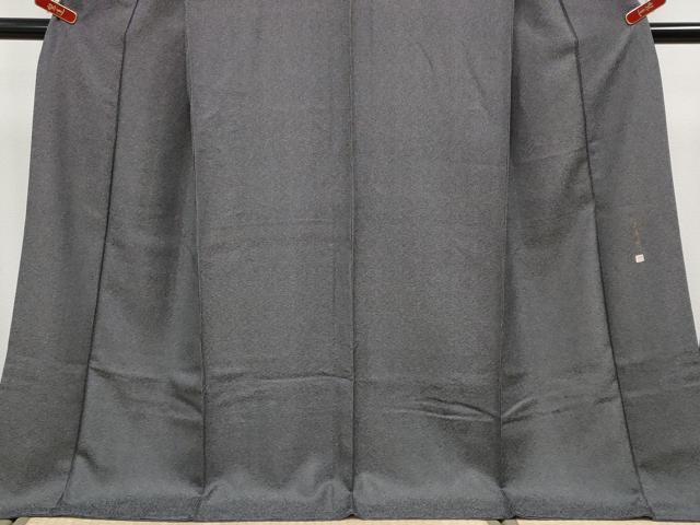 平和屋着物●極上　伝統工芸師　服部光擴　江戸小紋　角通し　黒地　逸品　CYAA5004s6