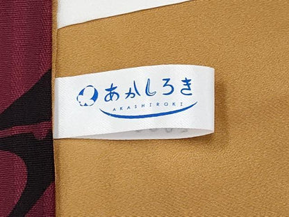 平和屋着物●極上　男性　小紋　吉祥文　葡萄色地　逸品　CYAA5012s6