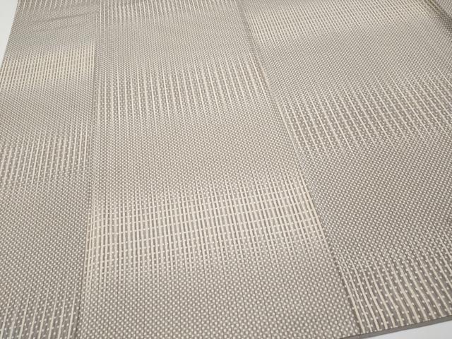 平和屋本店●極上　小紋　横段文　江戸鼠色地　高島屋扱い　逸品　CYAA5015s6