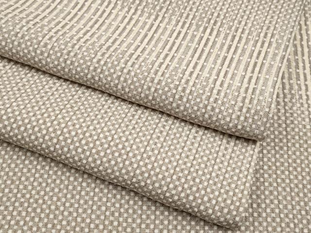 平和屋本店●極上　小紋　横段文　江戸鼠色地　高島屋扱い　逸品　CYAA5015s6