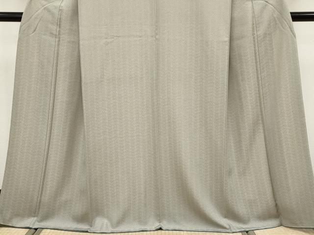 平和屋着物●極上　江戸小紋　花菱文　柳煤竹色地　逸品　未使用　CYAA5028s6