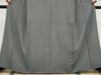 平和屋着物●極上　洗える最高級着物　＜英＞はなぶさ謹製　江戸小紋　万筋　黒地×潤色　逸品　未使用　CYAA5029s6