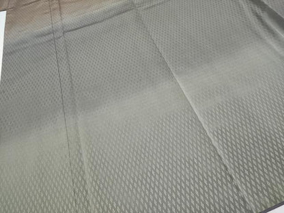 平和屋本店●極上　伝統工芸士　曽根武勇　訪問着　お召　菱文　逸品　CYAA5065s6