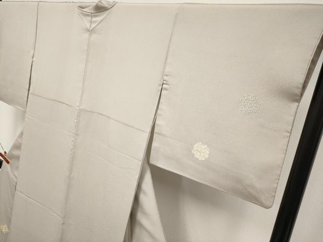 平和屋本店●極上　山口美術織物　皇室　伊勢神宮御用　西陣織　訪問着　唐織　花丸文　金銀糸　灰梅色地　逸品　CYAA5074s6
