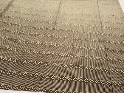 平和屋本店▽希少　染織作家　渋紙型　渋谷和子　訪問着　単衣　横段文　暈し染め　逸品　CYAA5075s6