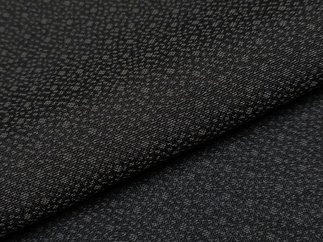 平和屋本店＊極上 夏物 西陣 うす御召 風通織 黒地 上代49万 反端付き 逸品 CYAA5079s6