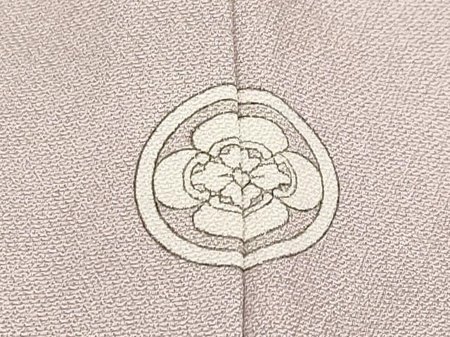 平和屋本店●極上　創業460年・千總　訪問着　刺繍　道長更紗舞花文　暈し染め　金彩　鴇鼠色地　三越扱い　逸品　CYAA5113s6