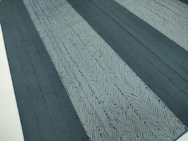 平和屋本店●極上 名門 藤娘きぬたや・総絞り 本場縞大島紬 大島絞り 間道 武島織物謹製 証紙付き 逸品 CZAA1123s5