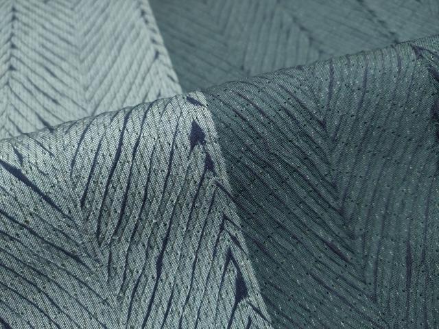 平和屋本店●極上 名門 藤娘きぬたや・総絞り 本場縞大島紬 大島絞り 間道 武島織物謹製 証紙付き 逸品 CZAA1123s5