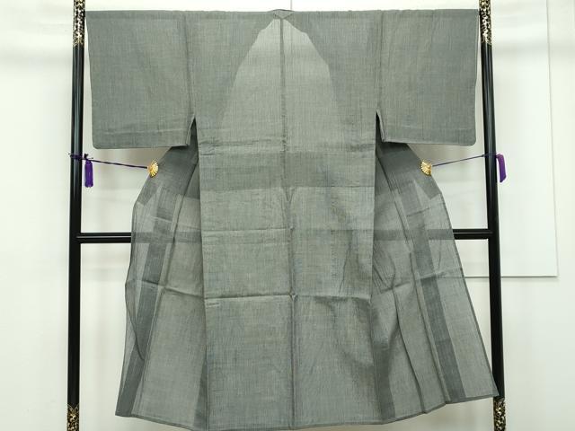 平和屋本店■極上　夏物　本場小千谷ちぢみ　ちくせん　反端付き　逸品　CZAA1222s5