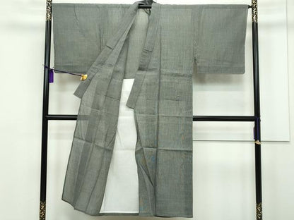 平和屋本店■極上　夏物　本場小千谷ちぢみ　ちくせん　反端付き　逸品　CZAA1222s5