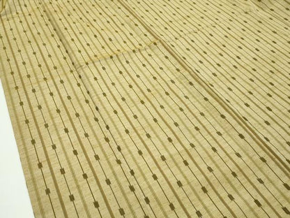 平和屋本店■極上　本場琉球　南風原花織　単衣　手織　赤嶺織り工房　赤嶺忠作　証紙付き　逸品　CZAA1225s5