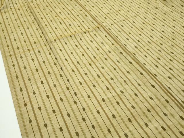 平和屋本店■極上　本場琉球　南風原花織　単衣　手織　赤嶺織り工房　赤嶺忠作　証紙付き　逸品　CZAA1225s5