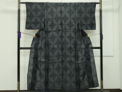平和屋本店＊極上 夏物 重要無形文化財 本場宮古上布 七宝文 苧麻 逸品 CZAA1245s5