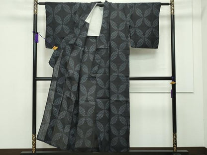 平和屋本店＊極上 夏物 重要無形文化財 本場宮古上布 七宝文 苧麻 逸品 CZAA1245s5