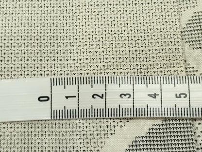 平和屋本店●極上 本場大島紬 白大島 160亀甲 切嵌文様 逸品 CZAA1253s5