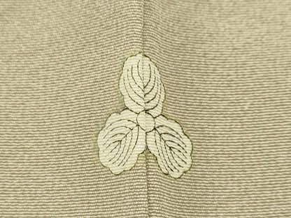 平和屋本店●極上 本加賀友禅作家 由水煌人 訪問着 草花文 枯色地 逸品 未使用 CZAA1255s5
