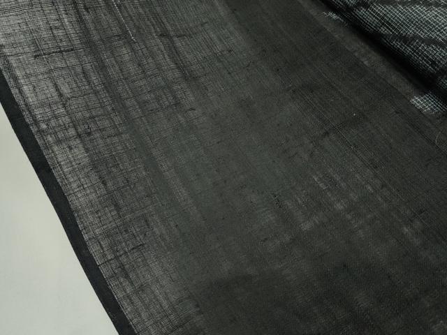 平和屋本店■極上　夏物　重要無形文化財　本場宮古上布　笹竹文　苧麻　逸品　未使用　CZAA1264s5