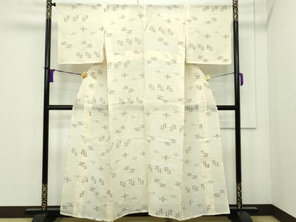平和屋本店■極上　夏物　沖縄県無形文化財指定　本場八重山上布　麻 　逸品　未使用　CZAA1313s5