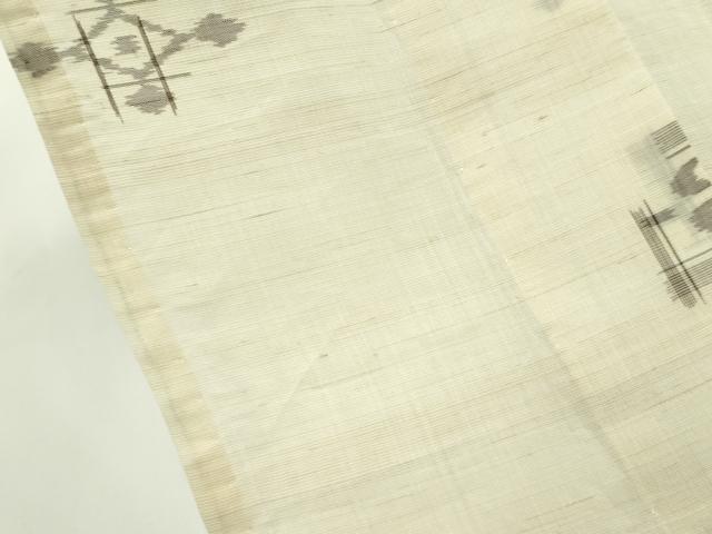 平和屋本店■極上　夏物　沖縄県無形文化財指定　本場八重山上布　麻 　逸品　未使用　CZAA1313s5