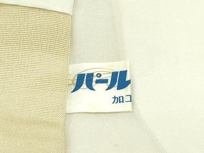 平和屋本店■極上　創業460年・千總　訪問着　駒刺繍　正倉院草花文　金彩　丁子色地　逸品　CZAA1315s5