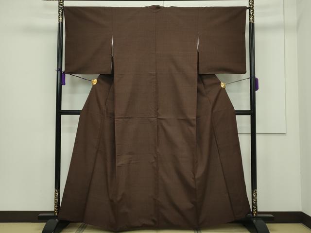 平和屋本店■希少　小大丸　士乎路紬　縞　証紙・たとう紙付き　逸品　CZAA1374s5