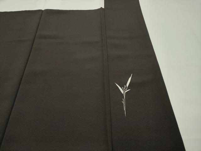 平和屋本店●極上 創業460年・千總 訪問着 刺繍 松竹梅 金彩 赤墨色地 高島屋扱い 逸品 CZAA1450s5