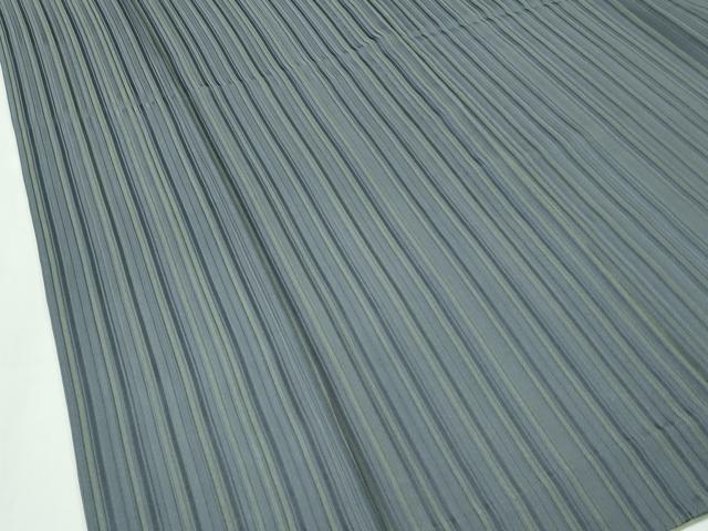 平和屋本店▽極上 お召 単衣 間道 逸品 CZAA1533s5