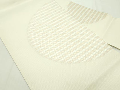 平和屋本店＊極上 夏物 九寸名古屋帯 丸文 銀糸 ゑり善扱い 逸品 CZAA1590s5
