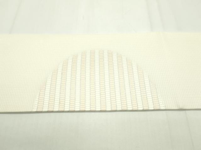 平和屋本店＊極上 夏物 九寸名古屋帯 丸文 銀糸 ゑり善扱い 逸品 CZAA1590s5