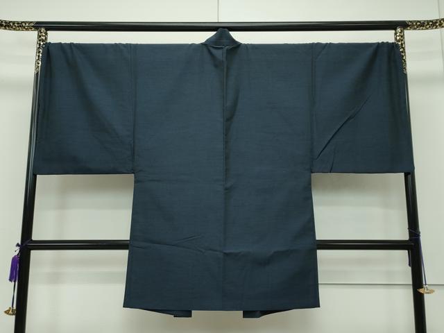 平和屋本店■極上　男性　結城紬　アンサンブル　杢　証紙付き　逸品　CZAA1612s5