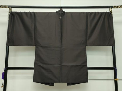 平和屋本店■極上　男性　長羽織　お召地　羽裏：龍・虎　逸品　CZAA1637s5