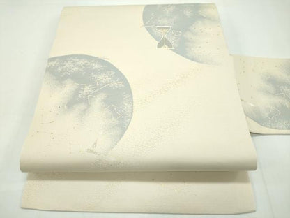 平和屋本店■極上　九寸名古屋帯　星座　金糸　逸品　CZAA1663s5