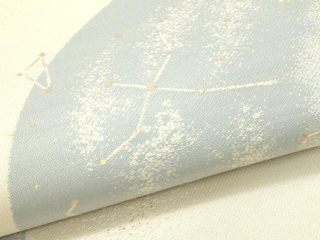 平和屋本店■極上　九寸名古屋帯　星座　金糸　逸品　CZAA1663s5