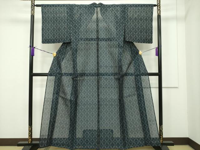 平和屋本店■極上　夏物　本場琉球絣　夏琉球　逸品　未使用　CZAA1688s5