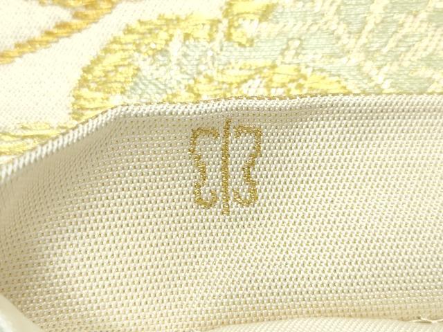 平和屋本店■極上　西陣　川島織物　六通柄　本袋帯　松　金銀糸　逸品　CZAA1704s5
