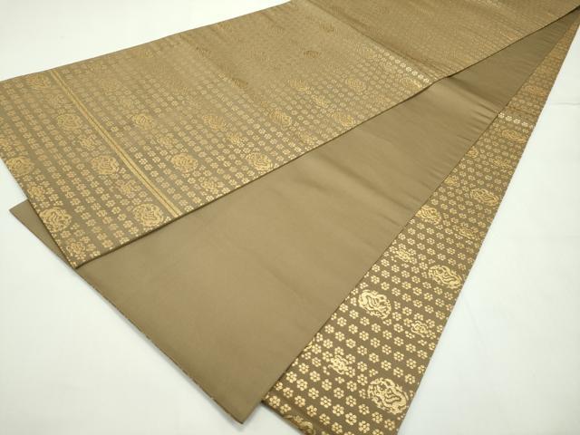 平和屋本店■極上　龍村晋謹製　全通柄袋帯　名物逢坂金欄　金糸　逸品　CZAA1716s5