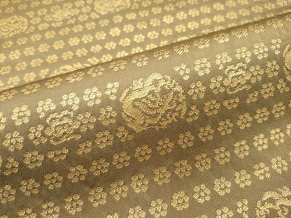 平和屋本店■極上　龍村晋謹製　全通柄袋帯　名物逢坂金欄　金糸　逸品　CZAA1716s5
