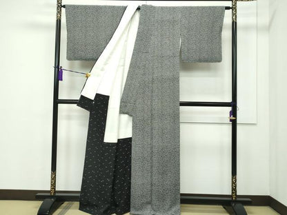 平和屋本店■極上　人間国宝　小宮康孝　河豚と茄子　黒地　西武百貨店扱い　逸品　未使用　CZAA1744s5