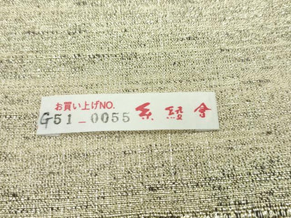 平和屋本店■極上　桝屋高尾　ねん金綴錦　両面　全通柄袋帯　霞文　金銀糸　逸品　CZAA1773s5